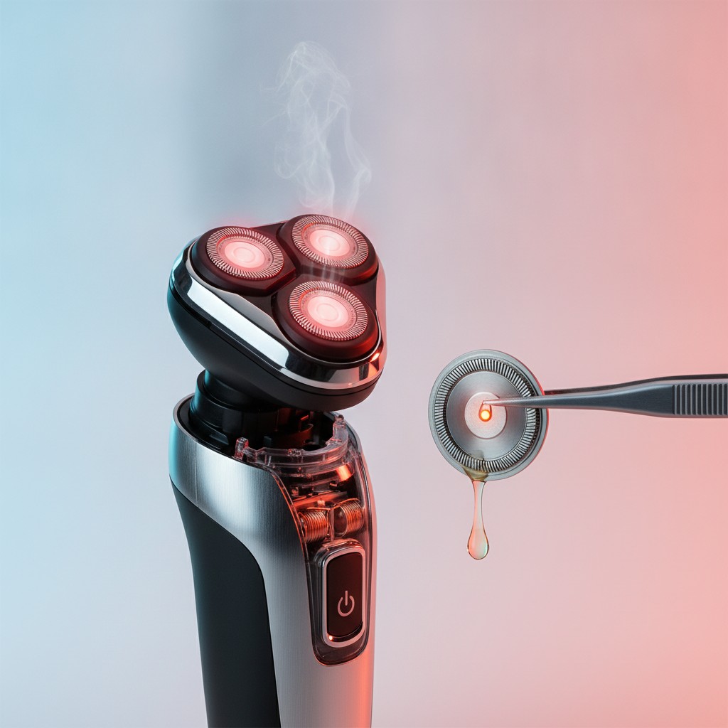 Pourquoi mon rasoir électrique chauffe pendant le rasage ?