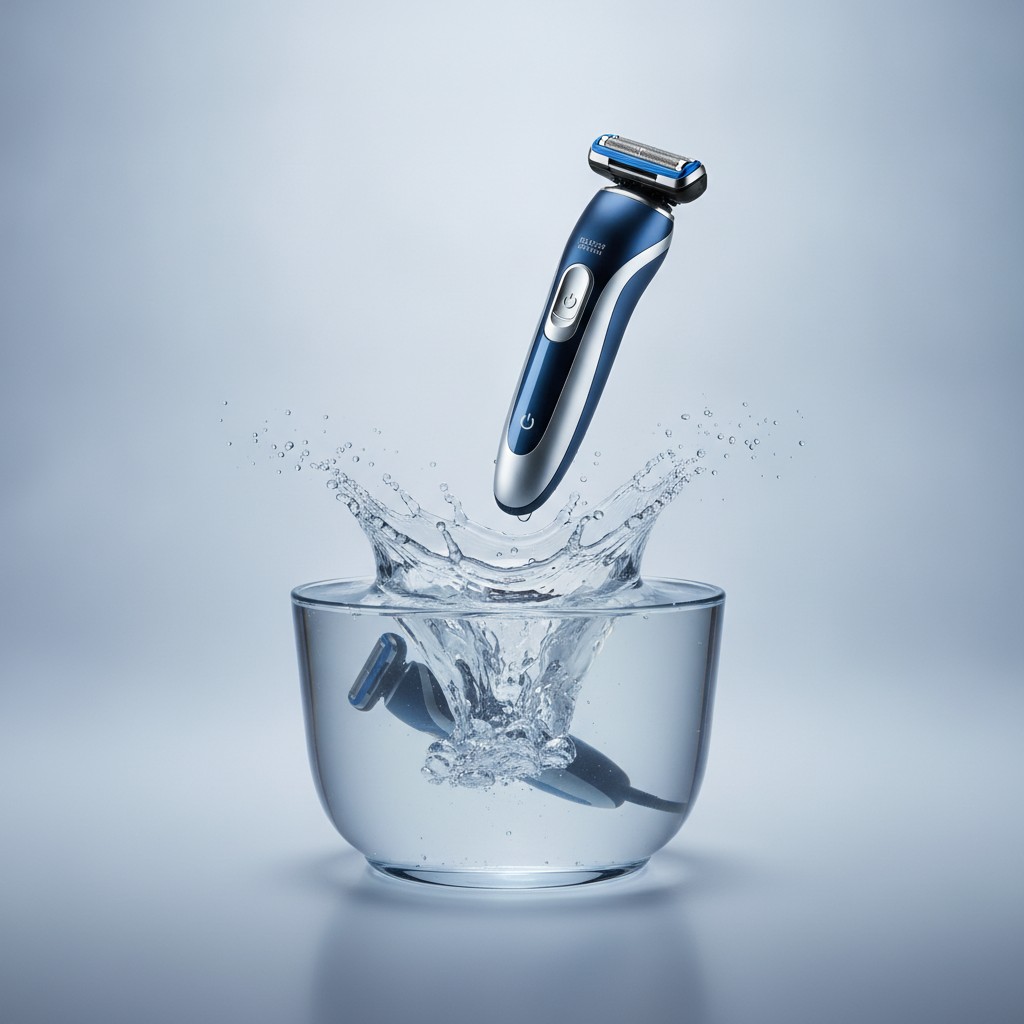 Comment réagir si votre rasoir électrique tombe dans l'eau ?